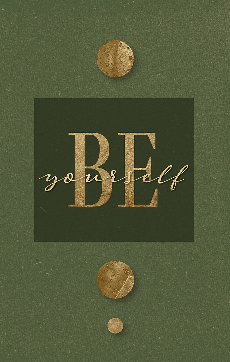 "Be yourself" digital poster set