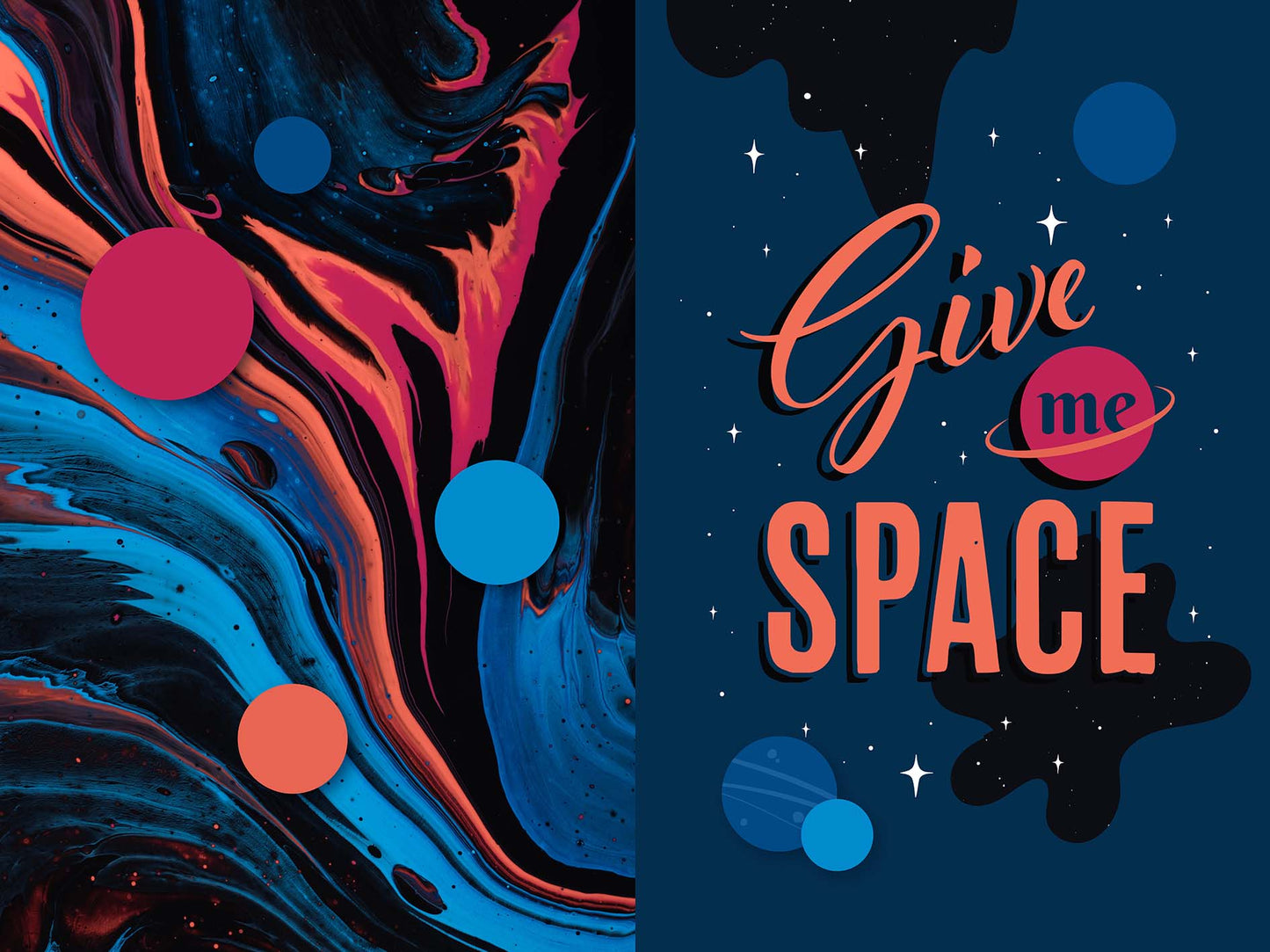 "Give me space" printable poster set